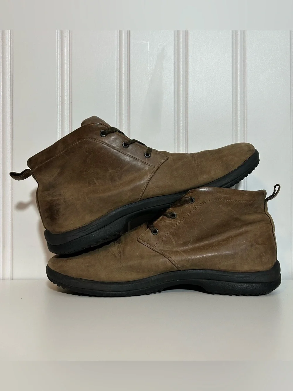 Bogs Cruz chukka Men's Brown Leather lace Boots